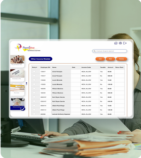 PayrollPinas App Interface