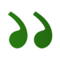 Client testimonial quote icon